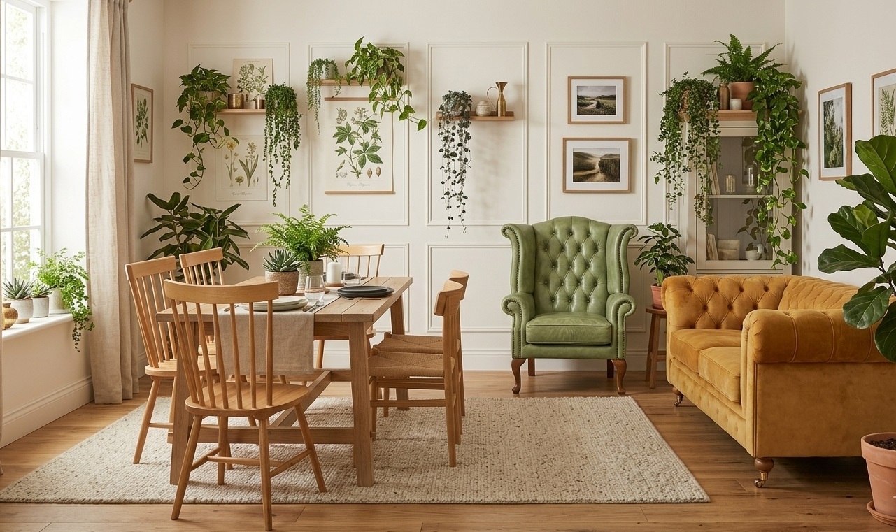 kwiaty w domu aranżacja